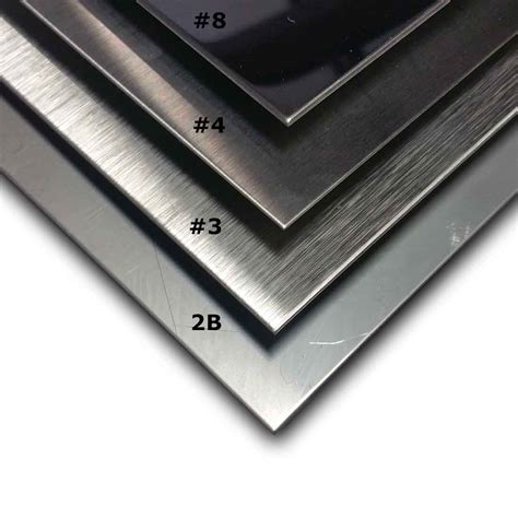 stainless steel sheet metal finishes